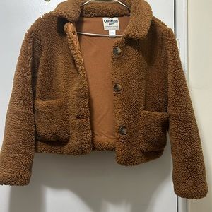 ♥️♥️Girls Brown Sherpa Jacket♥️♥️